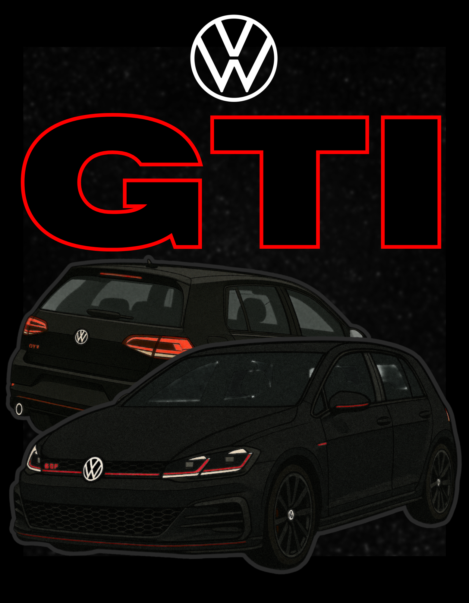 Estampa Volkswagen Golf GTI MK7.5